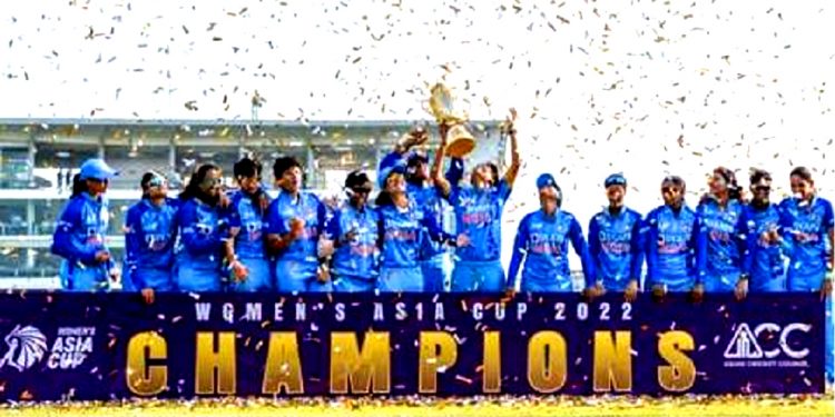 महिला टी–२० एसिया कपमा भारत सातौँ पटक च्याम्पियन