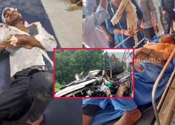 बारामा बस दुर्घटना १४ जनाको मृत्यु , १५ जना घाइते