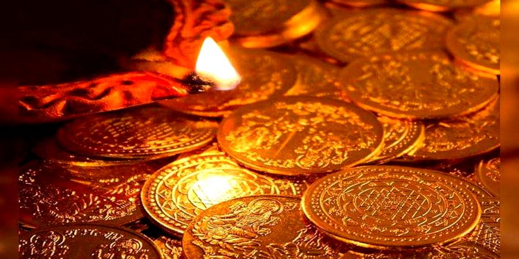धनतेरसलाई लक्षित गरी सुन र चाँदीका सिक्का बिक्री सुरु