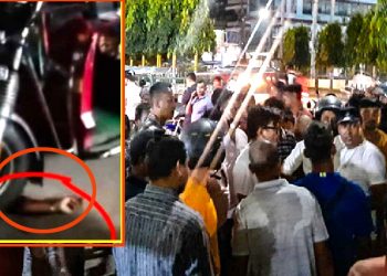 इटहरीमा टेम्पो चालकले सिटी सफारी चालकको हातनै छिनाइदिए