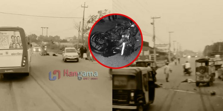 इटहरीमा यस्तो ठुलो दुर्घटना ३ जनाको ज्यान गयो