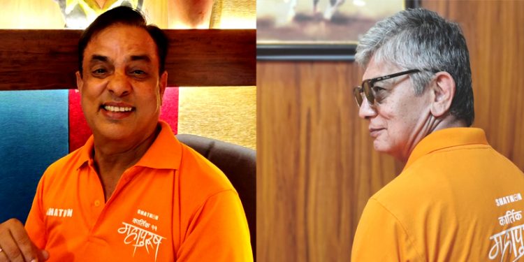 “महापुरुष” को प्रोमोशनल टि – शर्टमा ह्यान्डसम मह जोडी