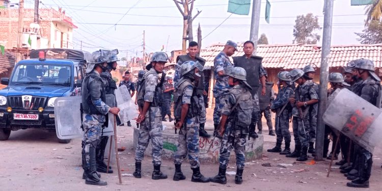 महोत्तरीको भंगहा नगरपालिका क्षेत्रमा कर्फ्यु आदेश जारी