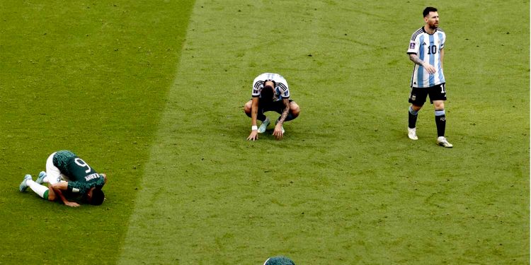 विश्वकप २०२२ को उपाधि दावेदार अर्जेन्टिना साउदी अरबसँग पराजित