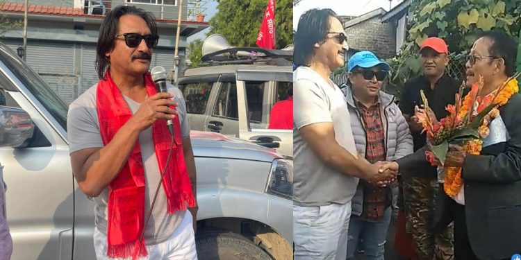 नायक सिमान्त उदास मनोज मेन्याङवोको घरदैलोमा एक्कासी पुगे