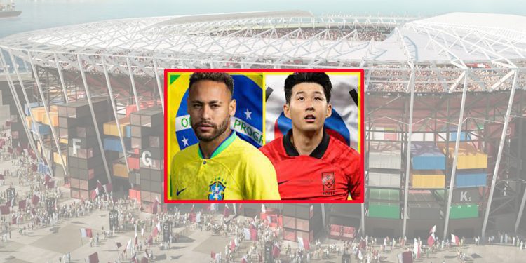 ब्राजिल र दक्षिण कोरिया खेलेको कतारको रङ्गशाला भात्काइने