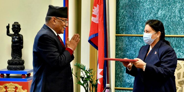 नव नियुक्त्त प्रधानमन्त्री प्रचण्डले आज सपथ ग्रहण गर्ने