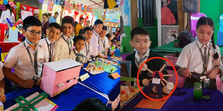 इटहरीको चिजन प्यालेस स्कुलद्वारा परम्परागत उपकरण प्रदर्शन