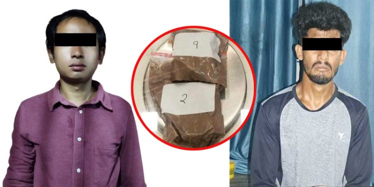 लागुऔषध ब्राउनसुगर सहित झापाबाट २ जना पक्राउ