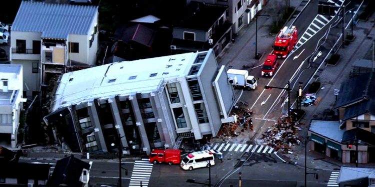 जापानमा  भूकम्पका कारण मृत्यु हुनेको सङ्ख्या २१३ पुग्यो, ५२ जना बेपत्ता