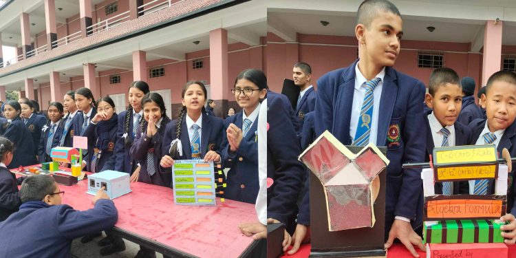 धरानको विष्णु मेमोरीयल स्कुलमा गणित प्रर्दशनी