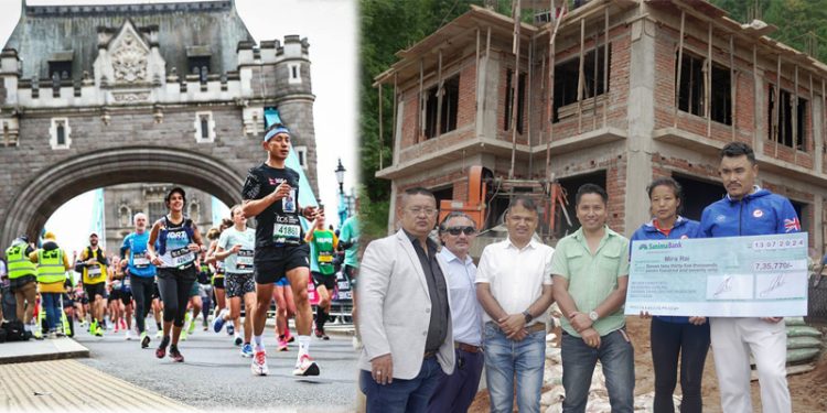लण्डन म्याराथन दौडेर मीरा राई ट्रेनिङ सेन्टर निर्माणका लागि ७ लाख सहयोग